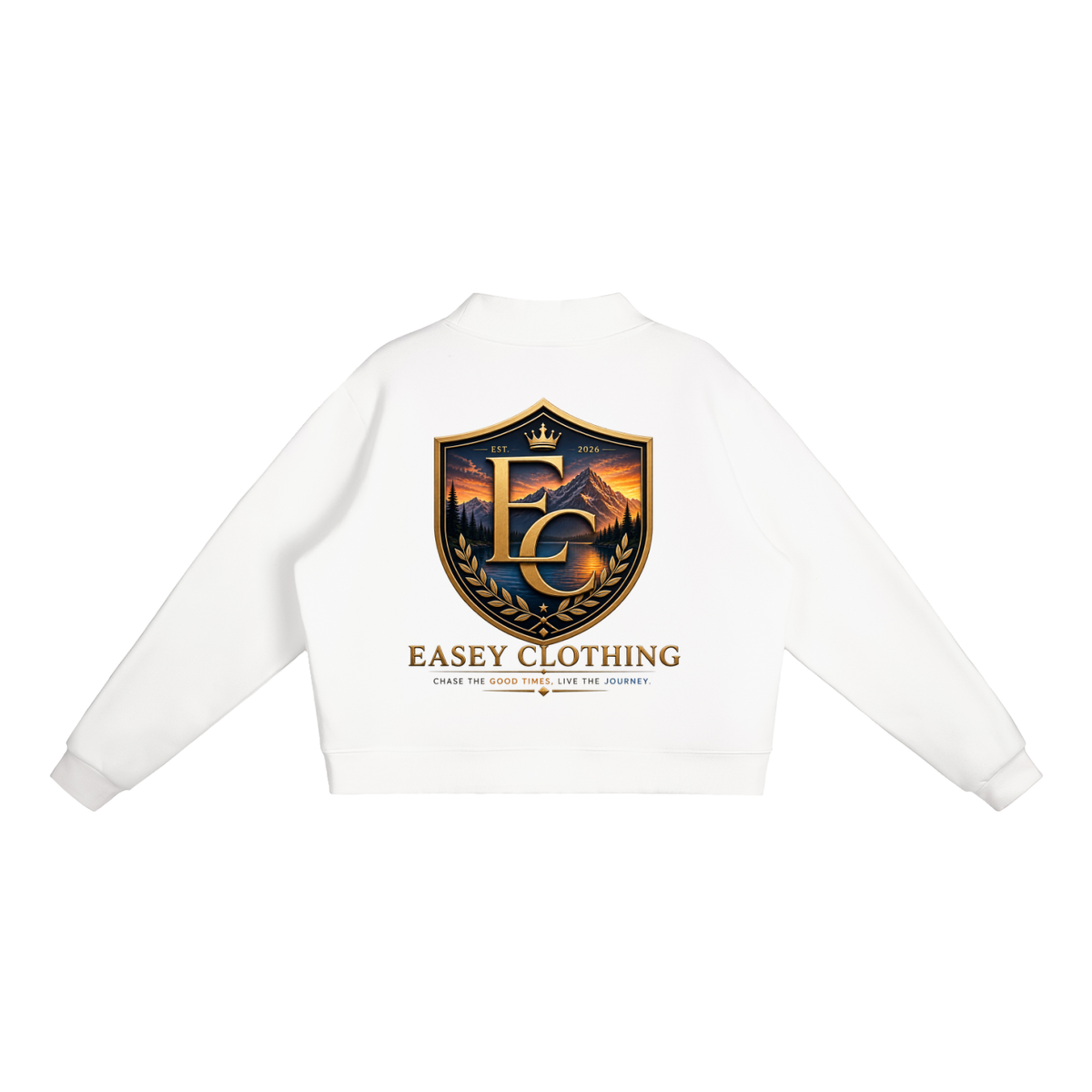 Easey Clothing - Signature Mock-Neck Crew Sweatshirt