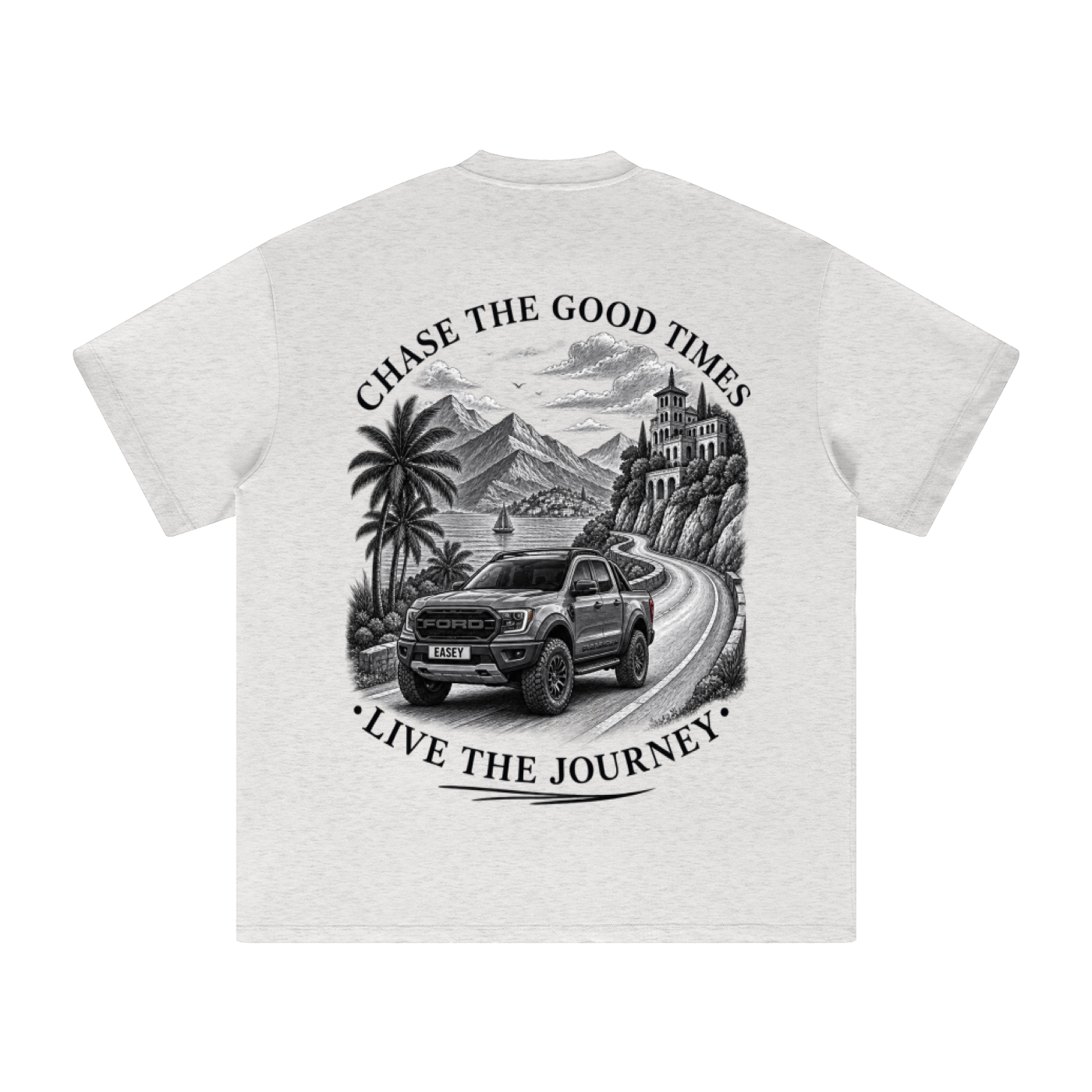 Easey clothing Chase the Good Times Truck T-Shirt