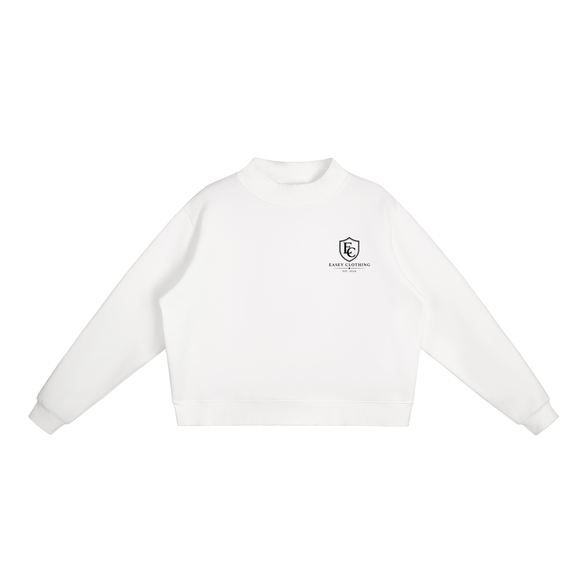 Easey Clothing - Signature Mock-Neck Crew Sweatshirt