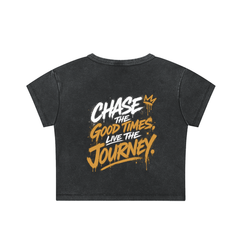 Easey Clothing - Chase The Good Times  Crop Top