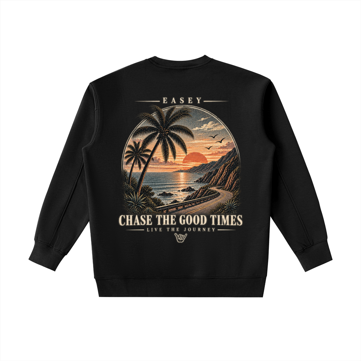 Easey Clothing  - Coastal Journey Heavyweight  Sweatshirt