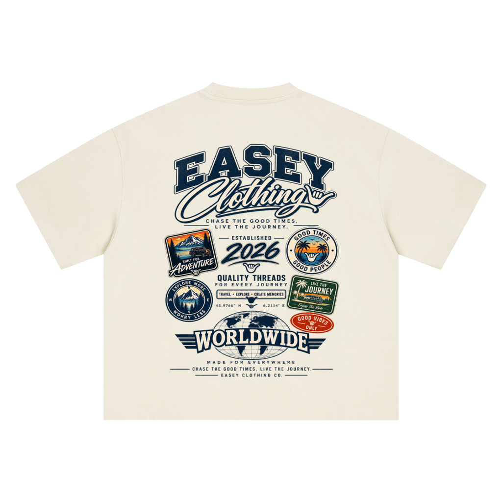 Easey Clothing - Worldwide Oversized T-Shirt